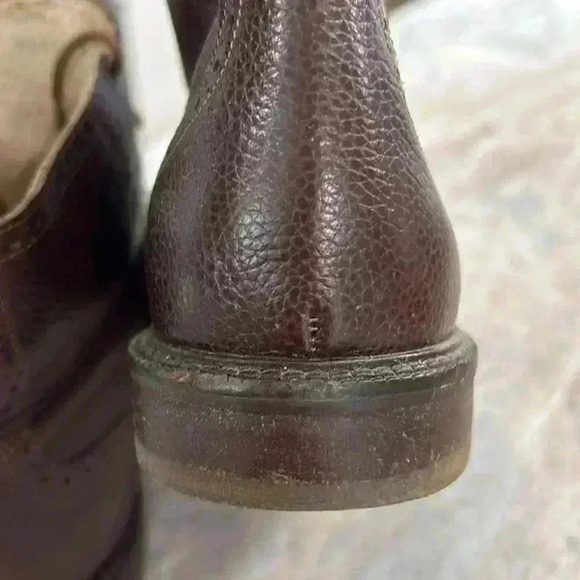 Kenneth Cole Vintage Brown Leather Lace Up Boots - Picture 5 of 15